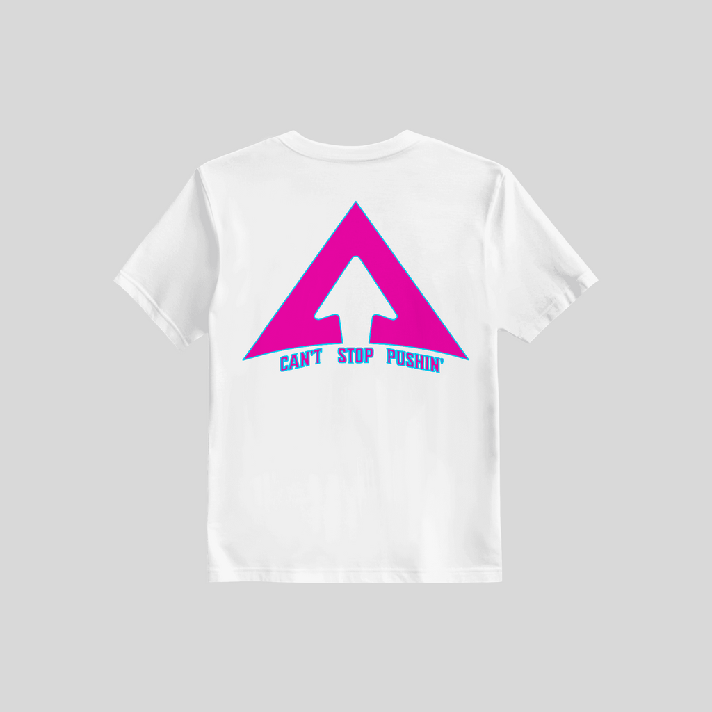 CSP white and pink Tee