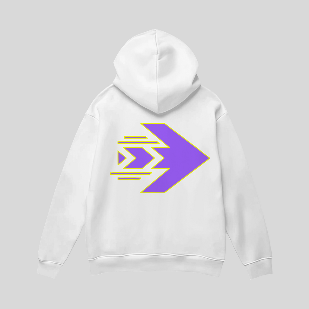 CSP White with Purple Hoodie