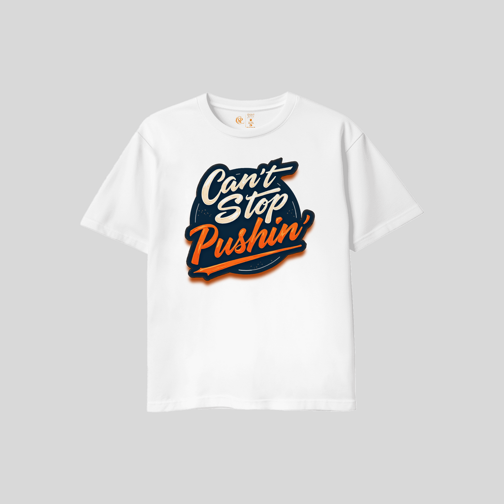 CSP Text on White Tee