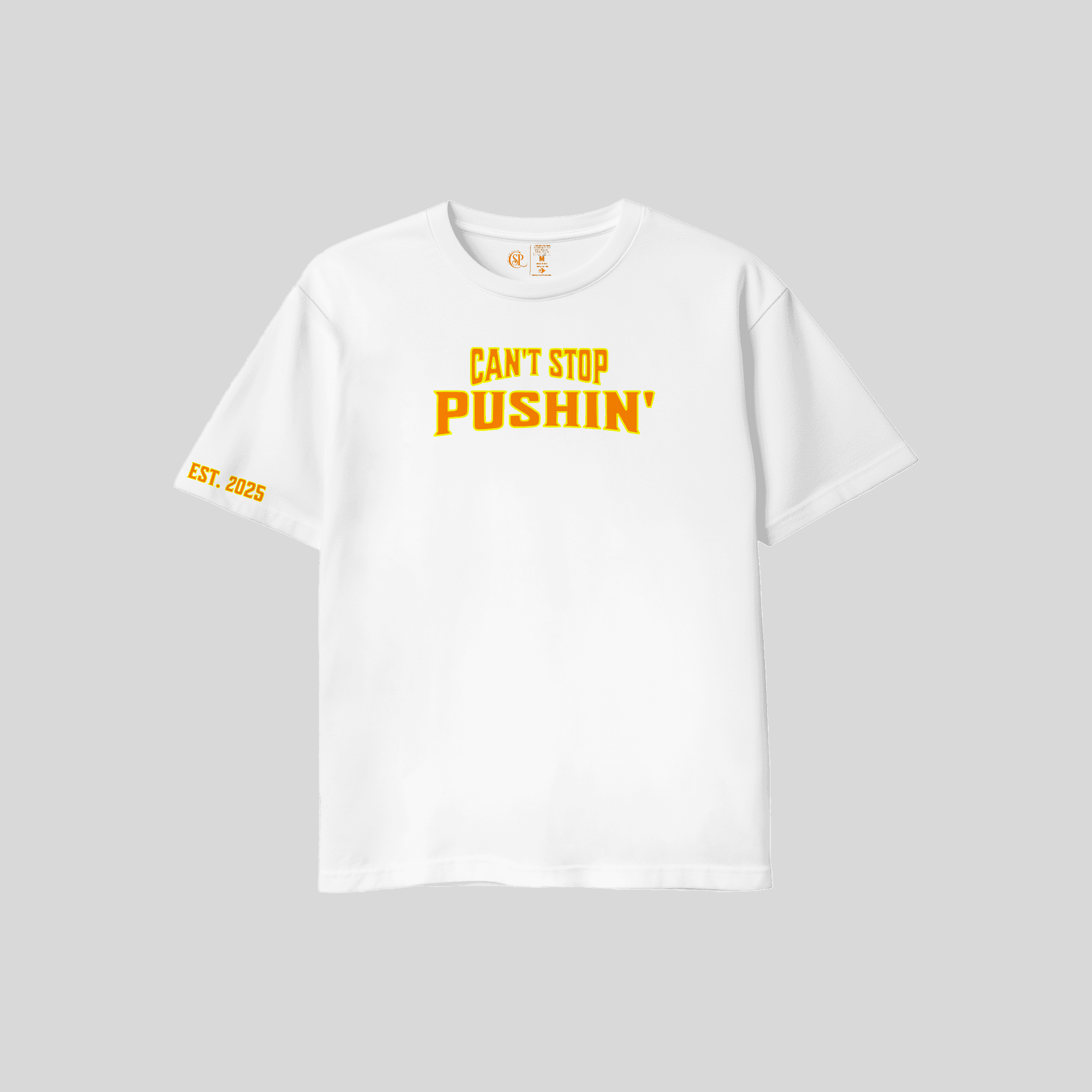 CSP white and Orange Tee