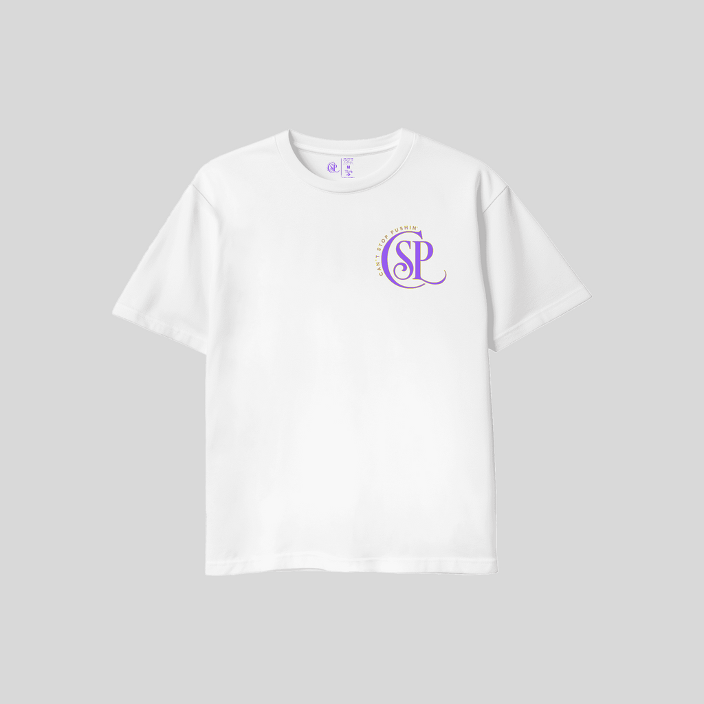 CPS White and Purple Tee