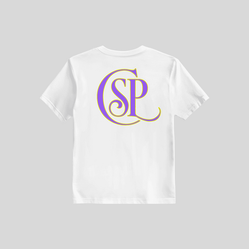 CPS White and Purple Tee