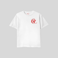 CSP White and Red Logo Tee