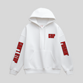 CSP White with Red Hoodie