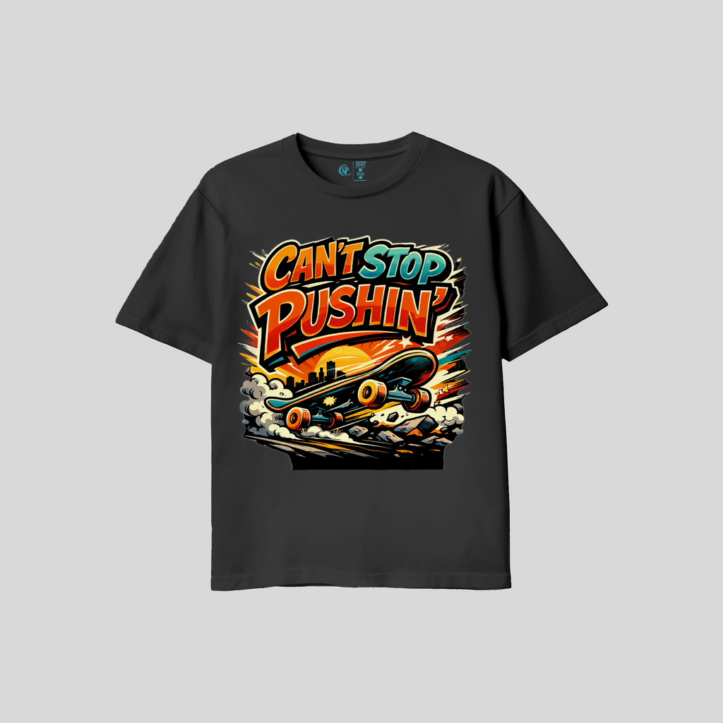 CSP Text on Black Tee